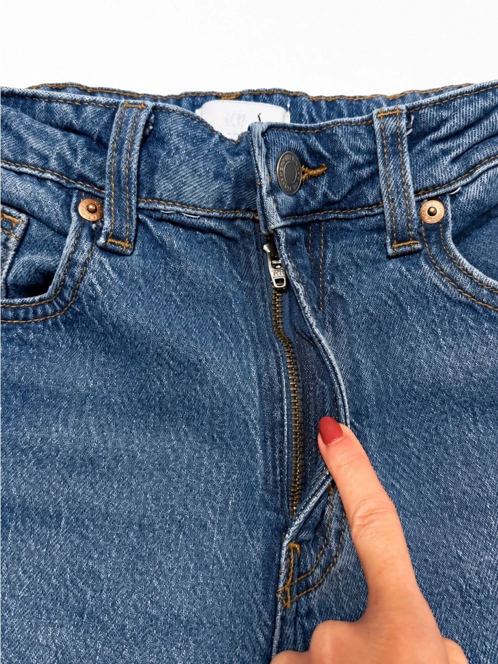 H&M Harper High Rise Wide Leg Jeans Women’s Size 6 Medium Wash Denim - Picture 5 of 10